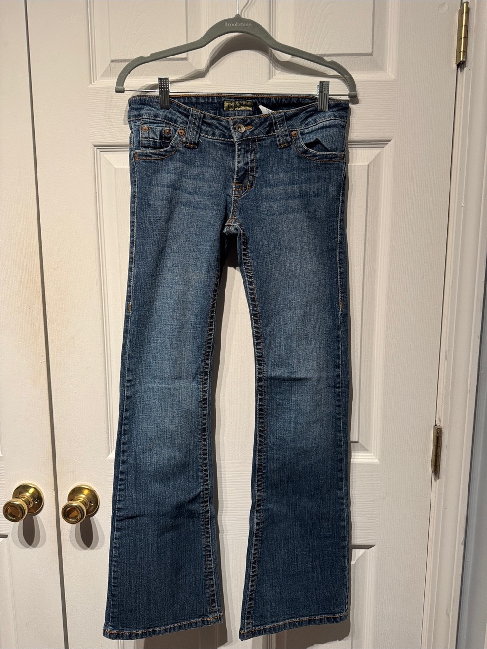 Paris Blues Women's Flare Jeans in Medium Blue Wash